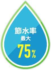 節水率最大75%